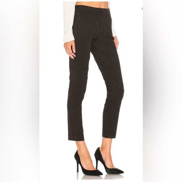 NWT ATM Anthony Thomas Melillo Women’s Black Slim Ankle Work Office Pants 2 - Picture 1 of 11